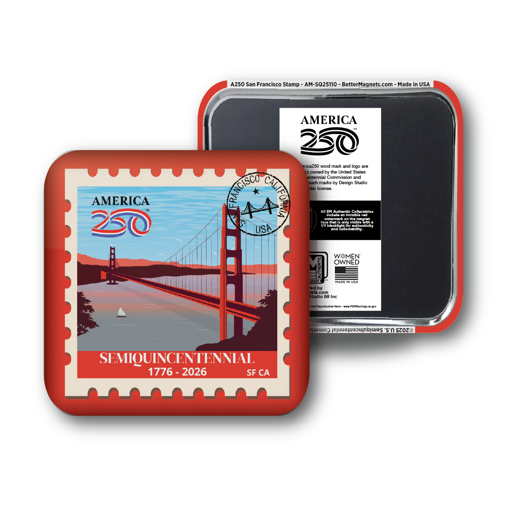 America250™ San Francisco Stamp | Officially Licensed America250™