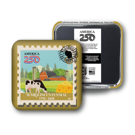 America250™ Wisconsin Stamp | Officially Licensed America250™