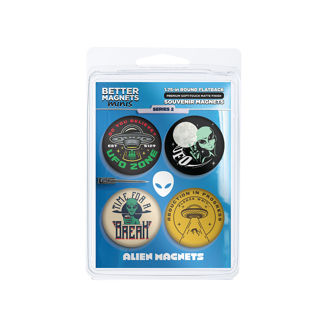 Alien Magnets Series 2 | 4-Pack