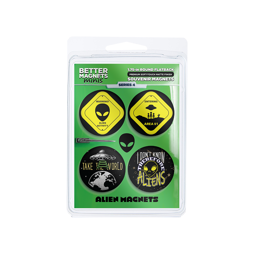 Alien Magnets Series 4 | 4-Pack