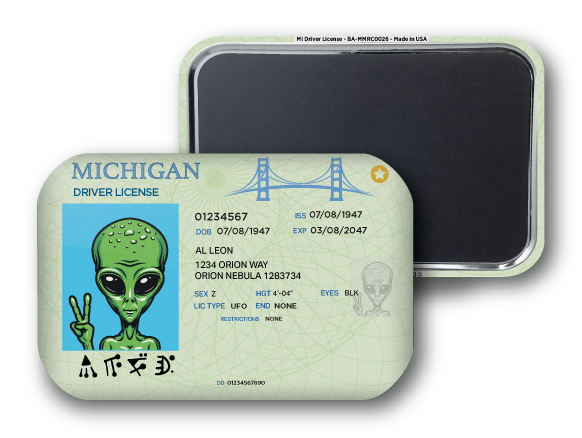 Michigan Mini Alien Driver License