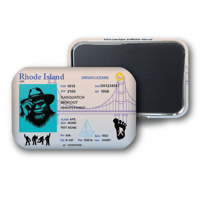 Rhode Island Mini Bigfoot Driver License