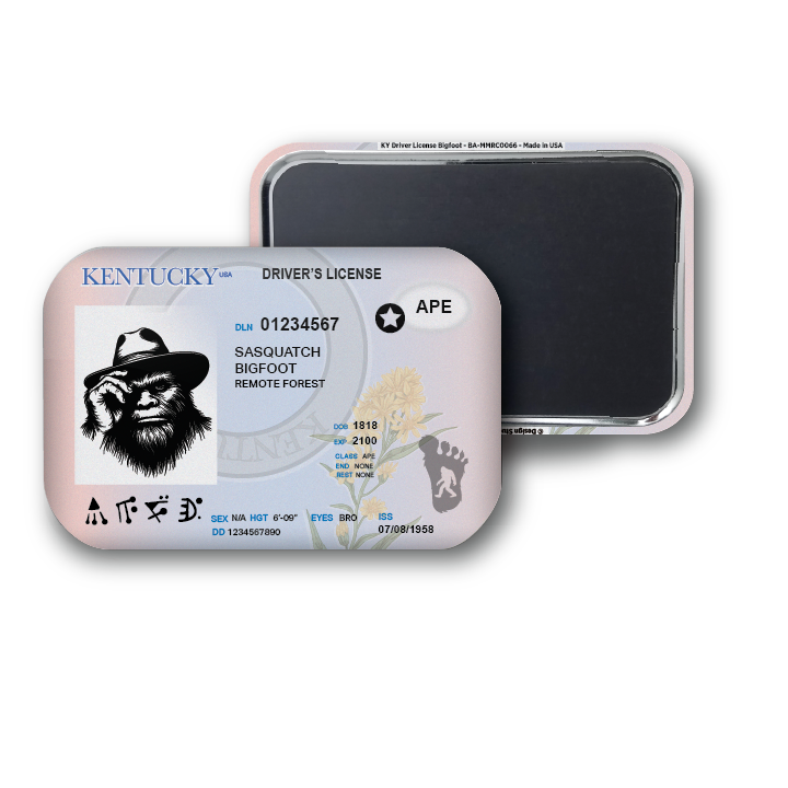 Kentucky Mini Bigfoot Driver License