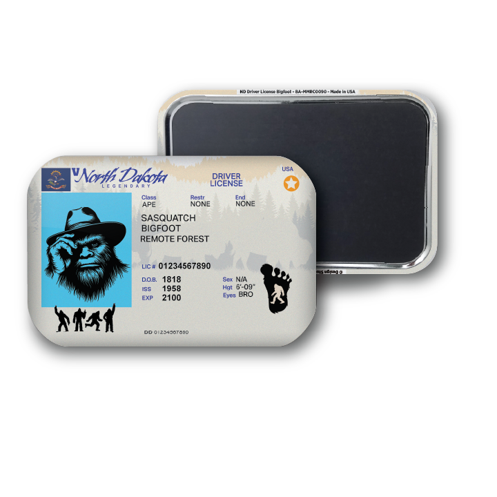 North Dakota Mini Bigfoot Driver License