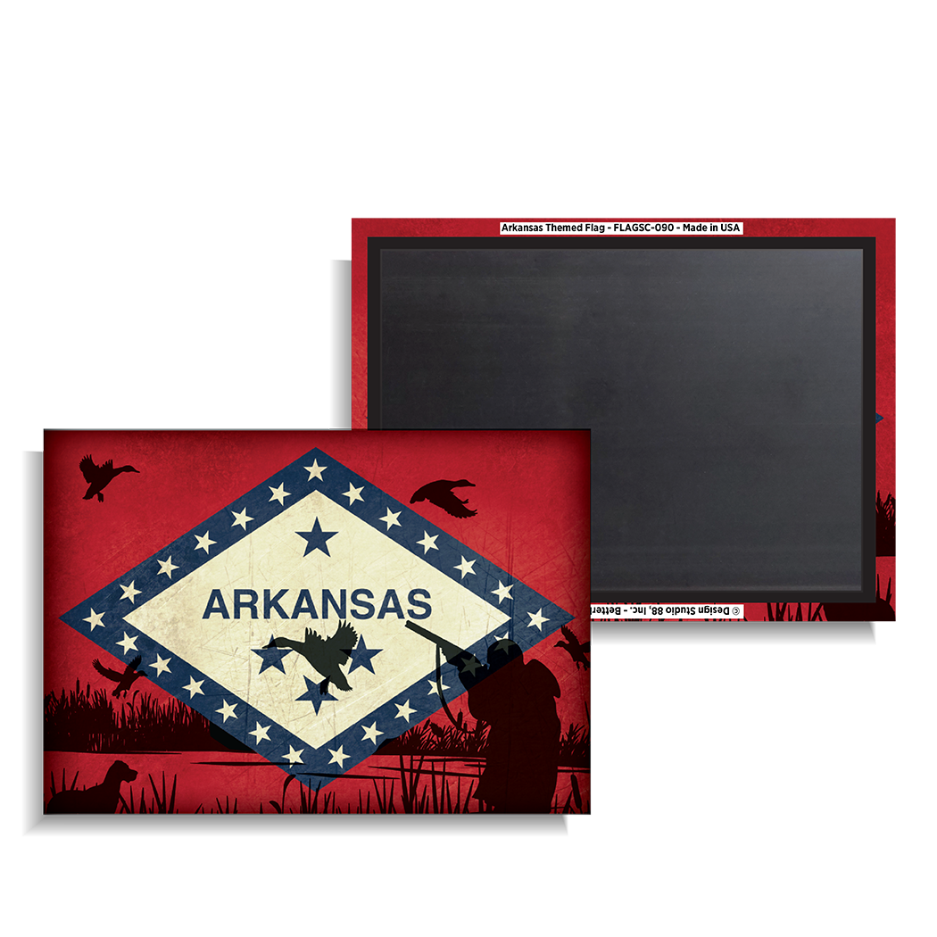 Arkansas Themed Flag