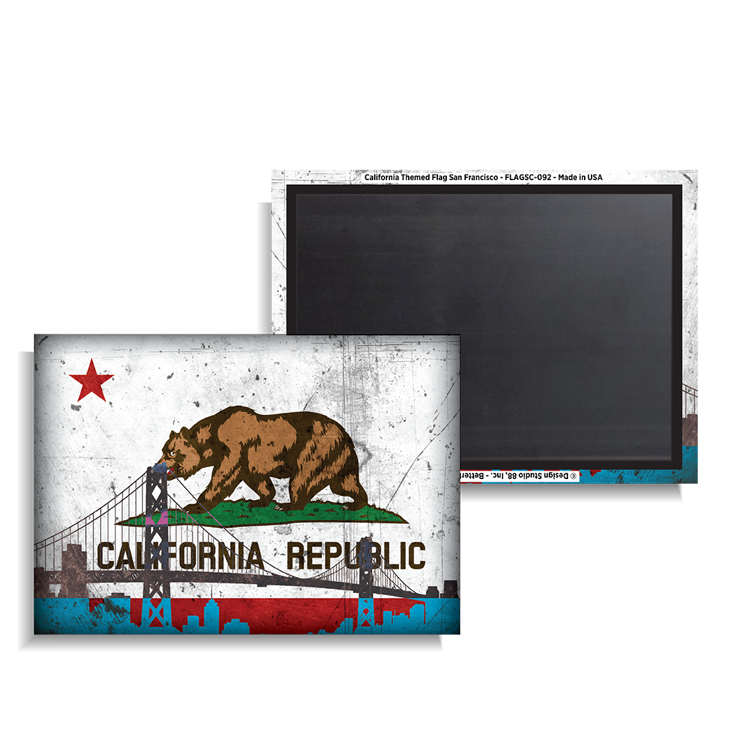 California Themed Flag San Francisco