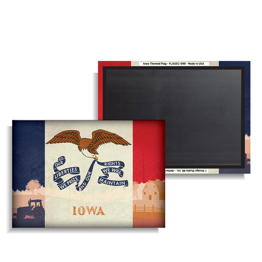 Iowa Themed Flag