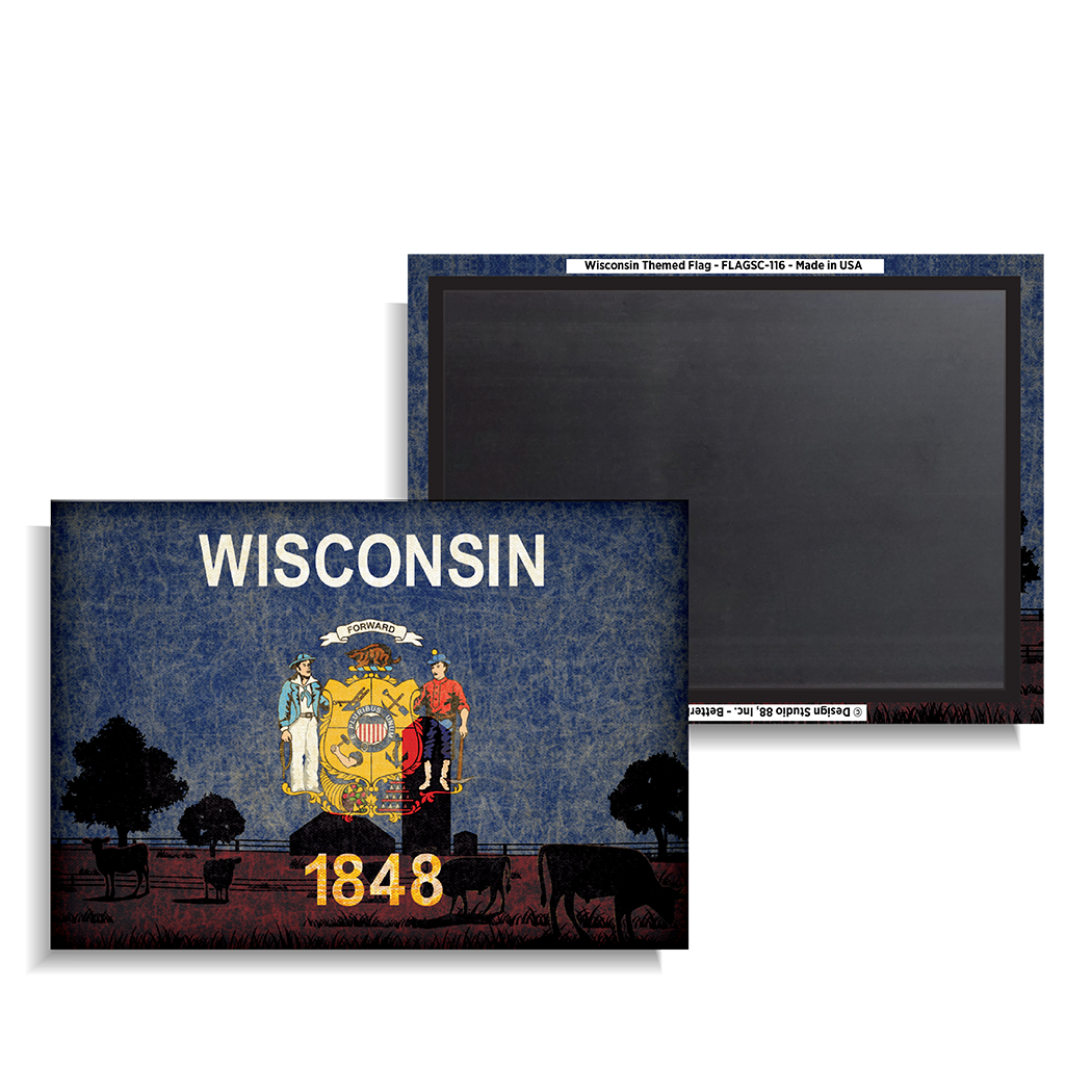 Wisconsin Themed Flag