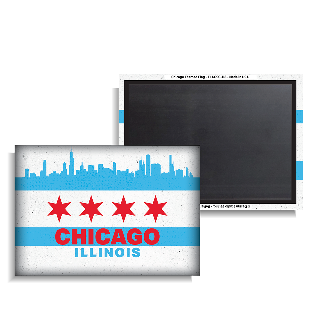 Chicago Themed Flag