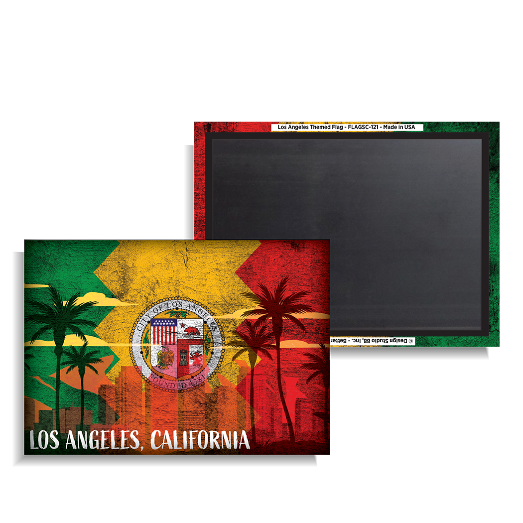 Los Angeles Themed Flag
