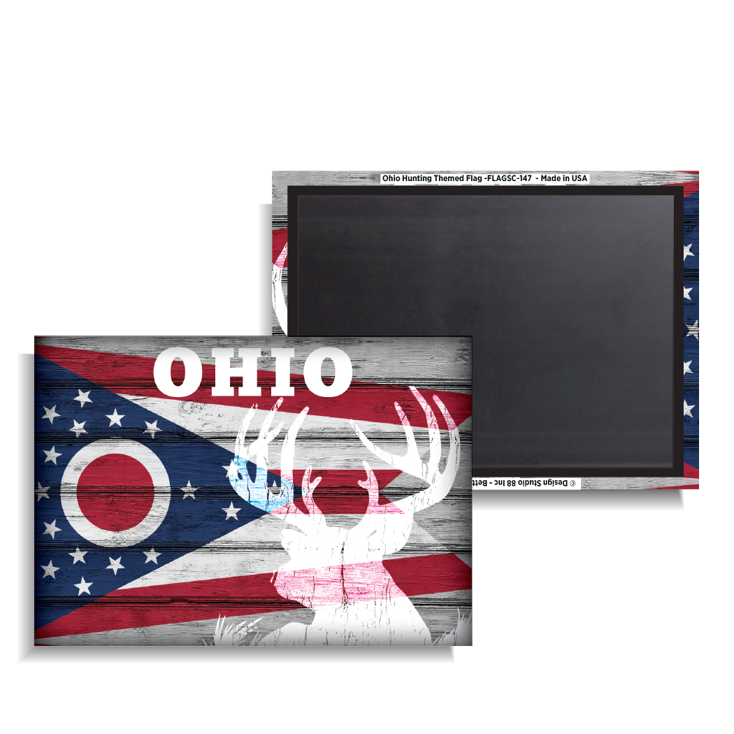 Ohio Hunting Themed Flag