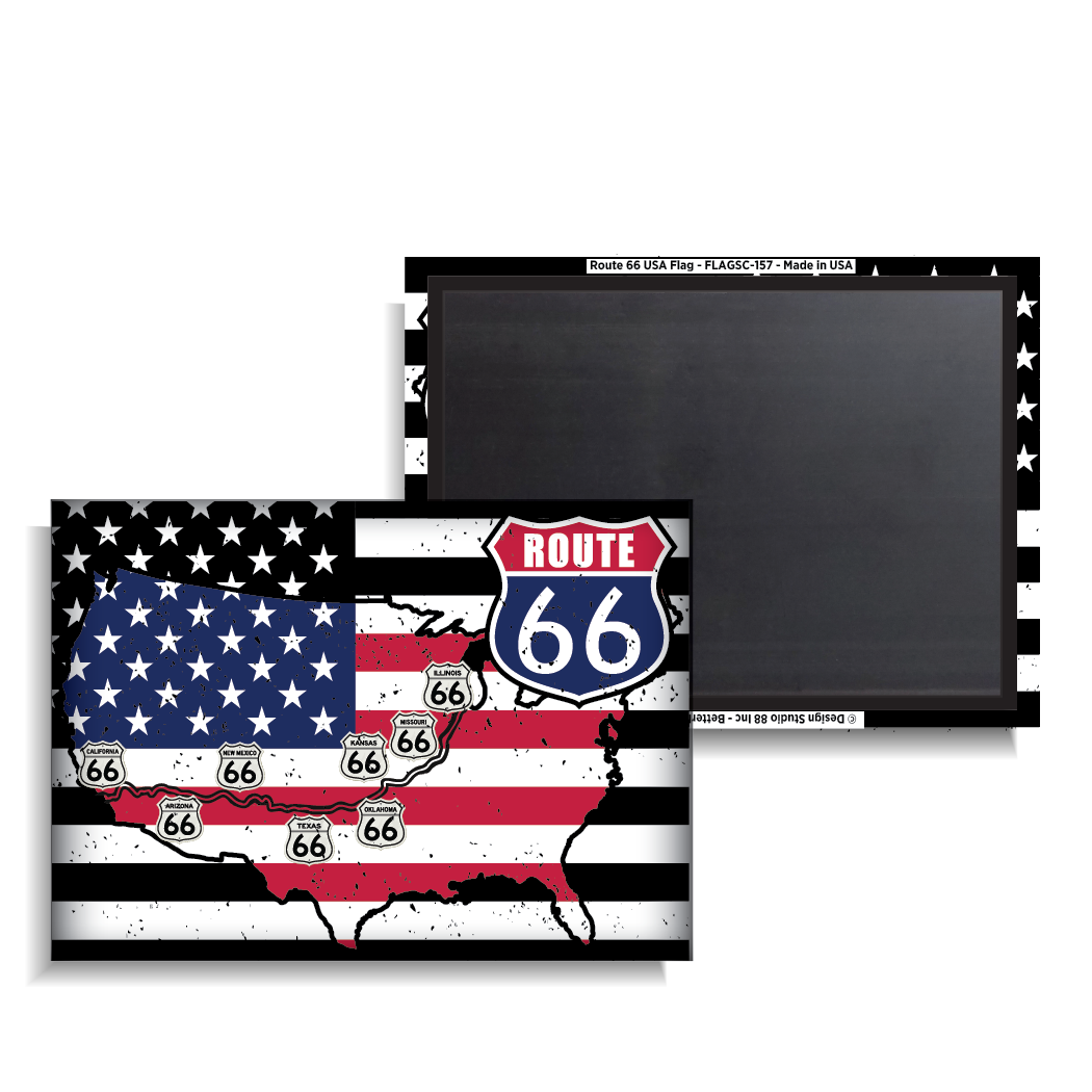 Route 66 USA Flag (Map)
