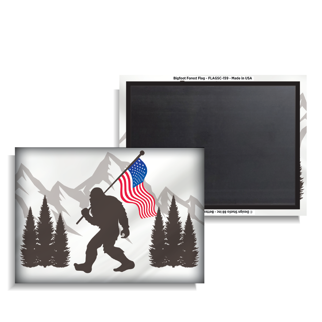 Bigfoot Forest Flag