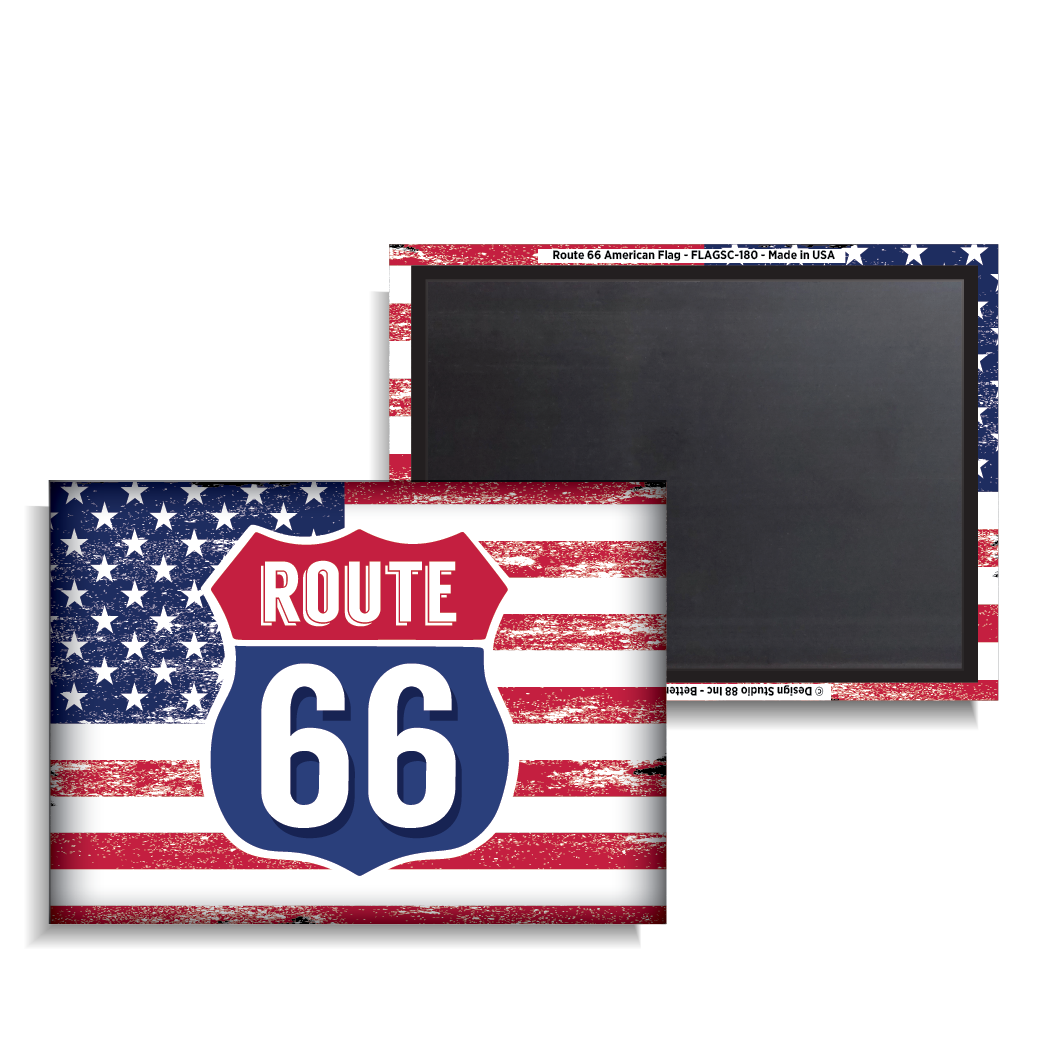 Route 66 American Flag