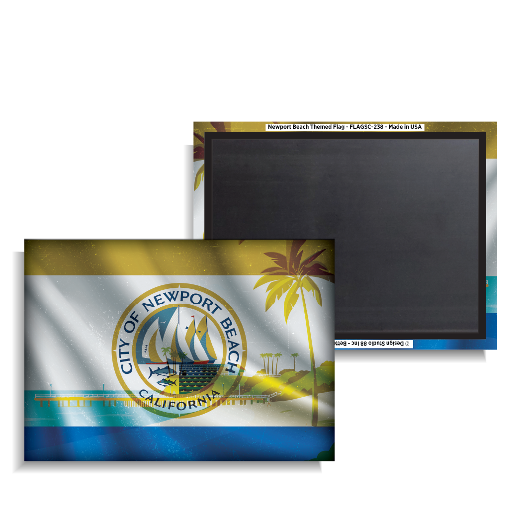 Newport Beach Themed Flag