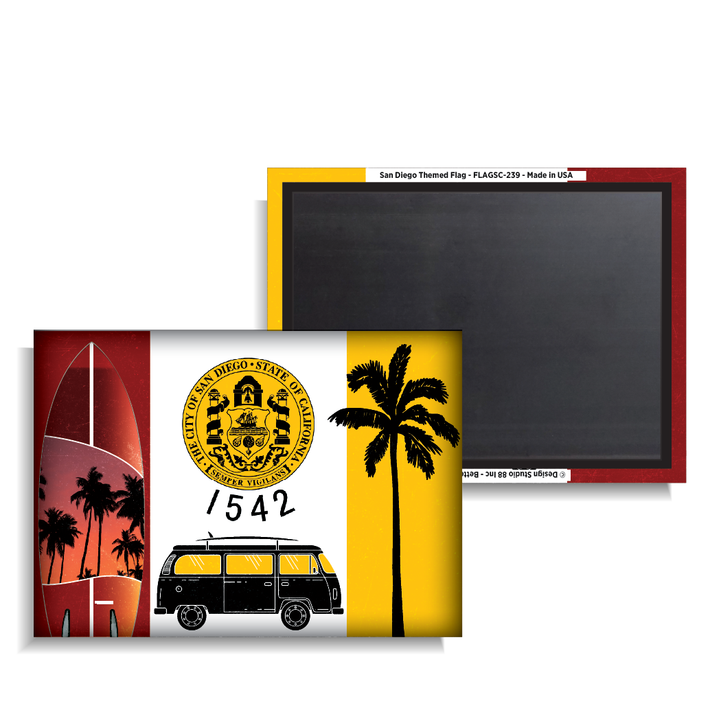 San Diego Themed Flag