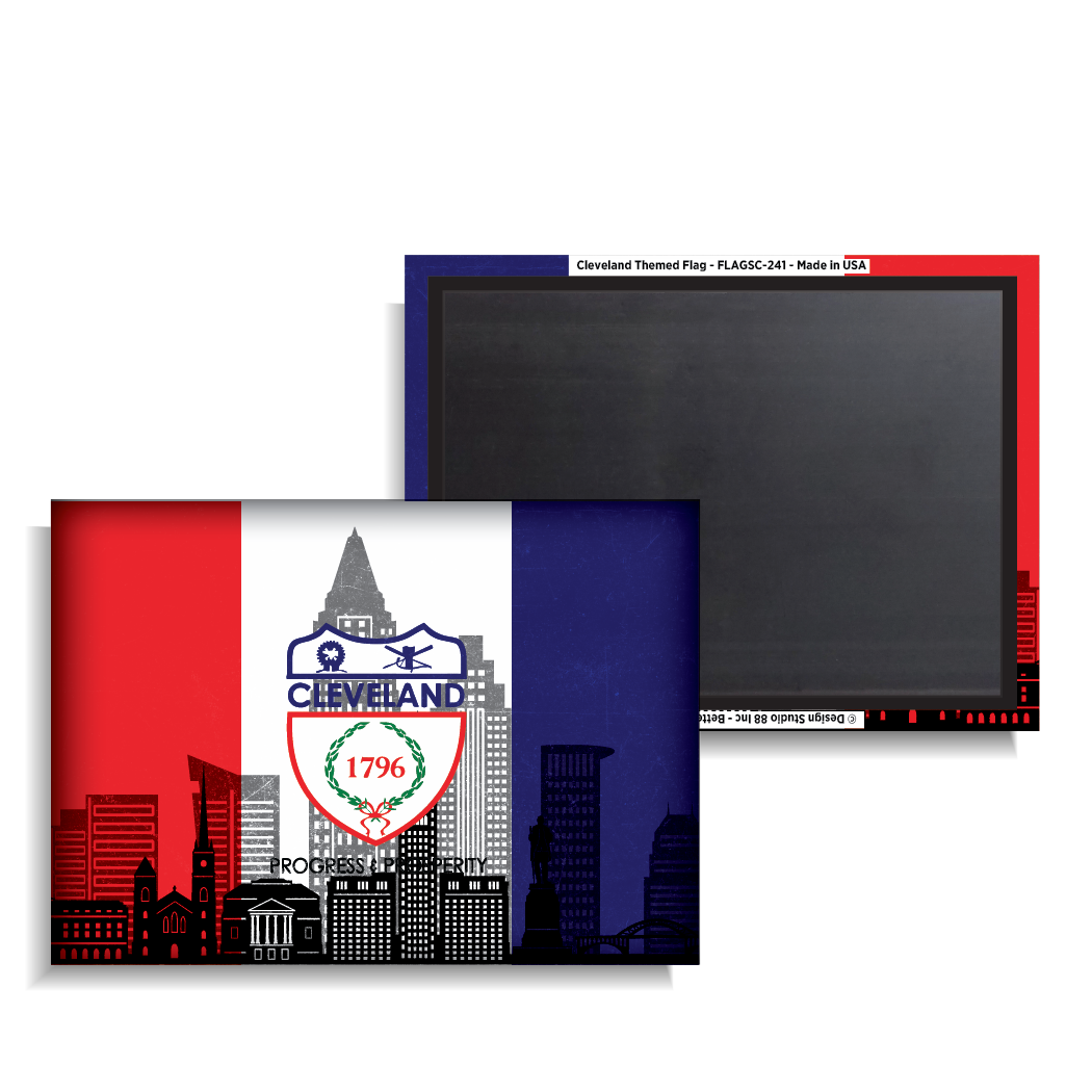 Cleveland Themed Flag