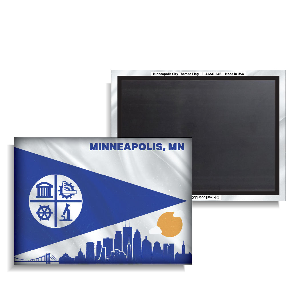 Minneapolis City Themed Flag
