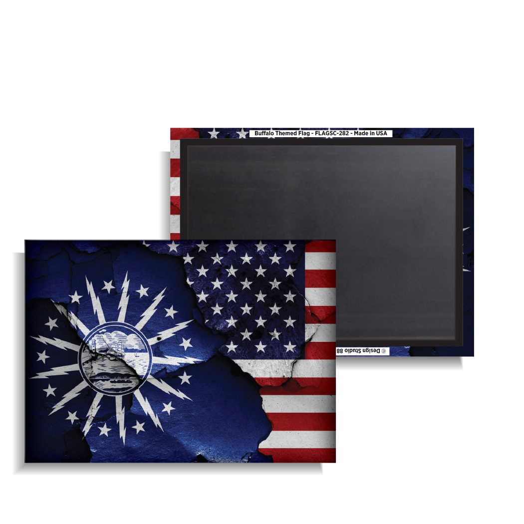 Buffalo Themed Flag