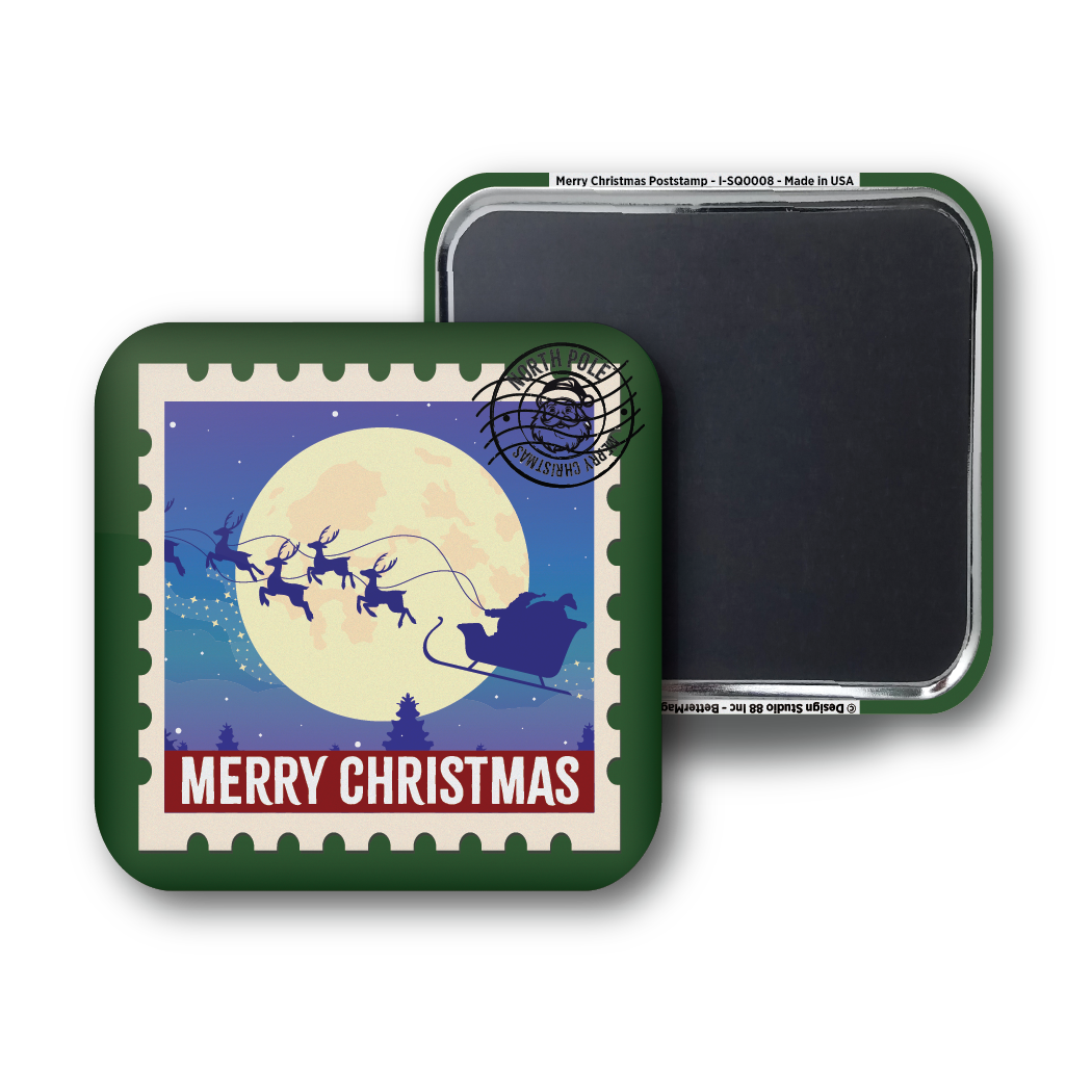 Santa's Sleigh Stamp