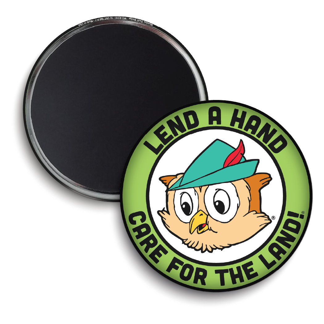 Woodsy Owl Badge