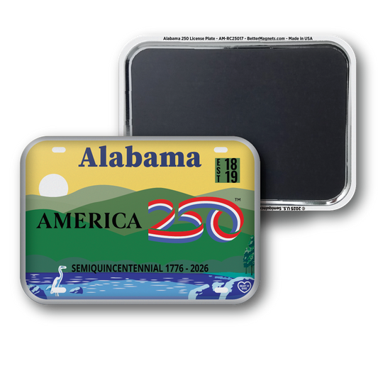 Alabama 250 License Plate | Officially Licensed America250™