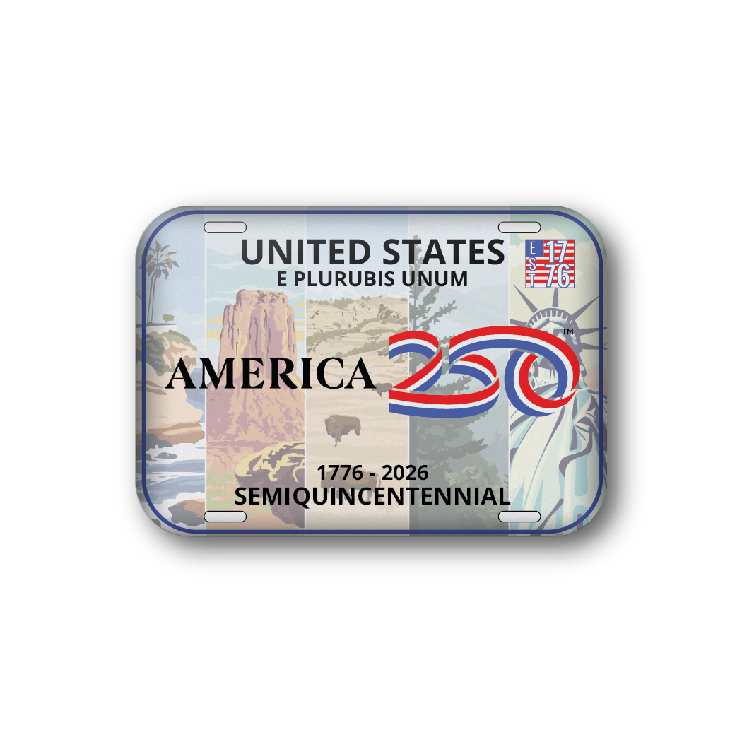 America250™ License Plate | Officially Licensed America250™