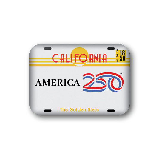 California Blue 250 License Plate | Officially Licensed America250™