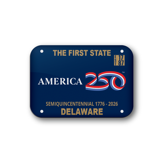 Delaware 250 License Plate | Officially Licensed America250™