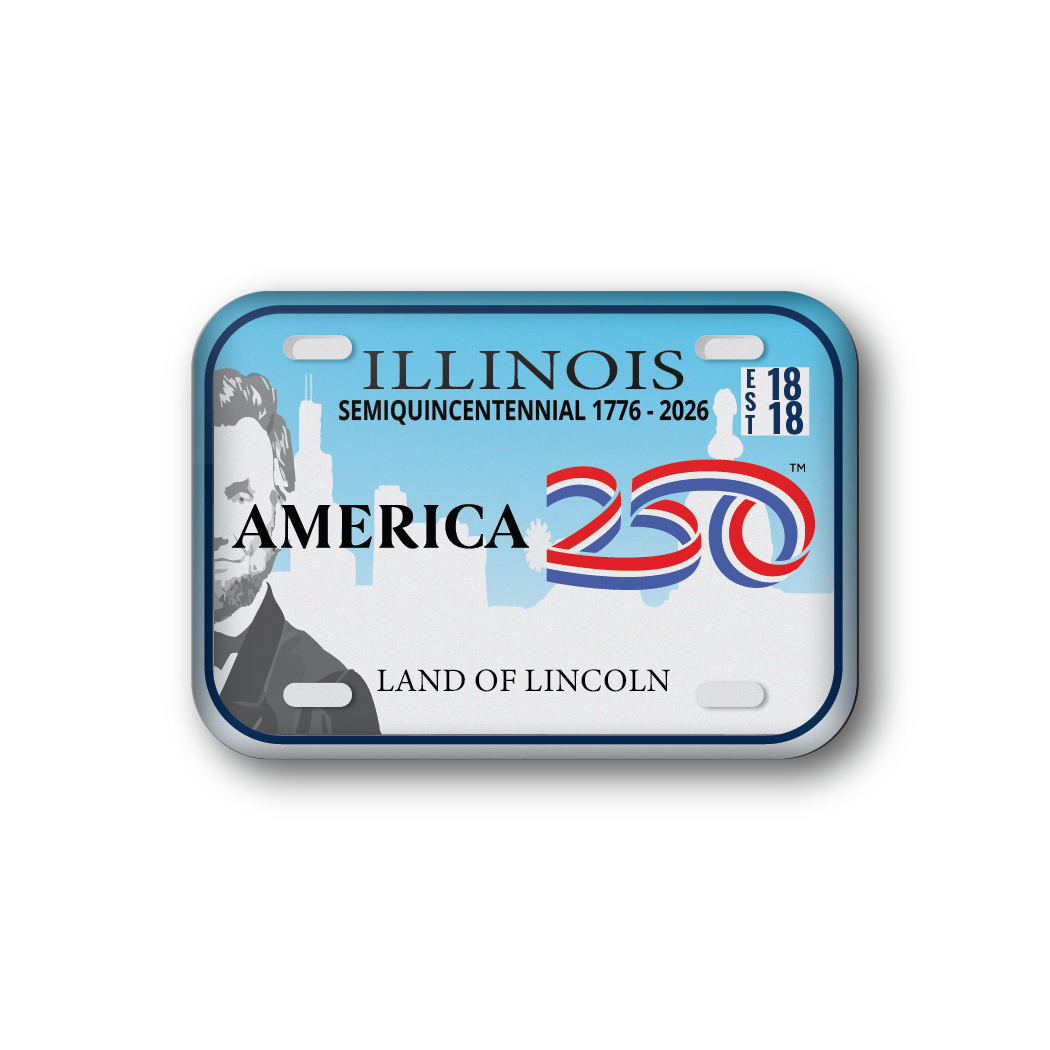 Illinois 250 License Plate | Officially Licensed America250™