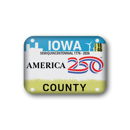 Iowa 250 License Plate | Officially Licensed America250™