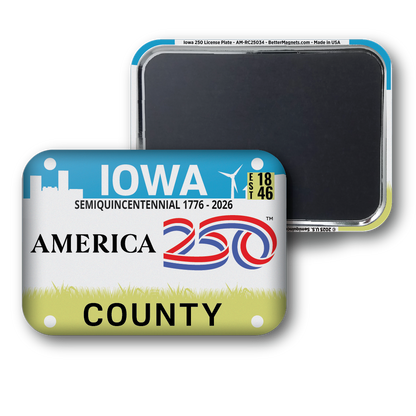 Iowa 250 License Plate | Officially Licensed America250™