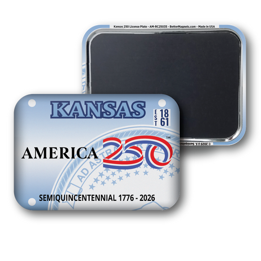 Kansas 250 License Plate | Officially Licensed America250™