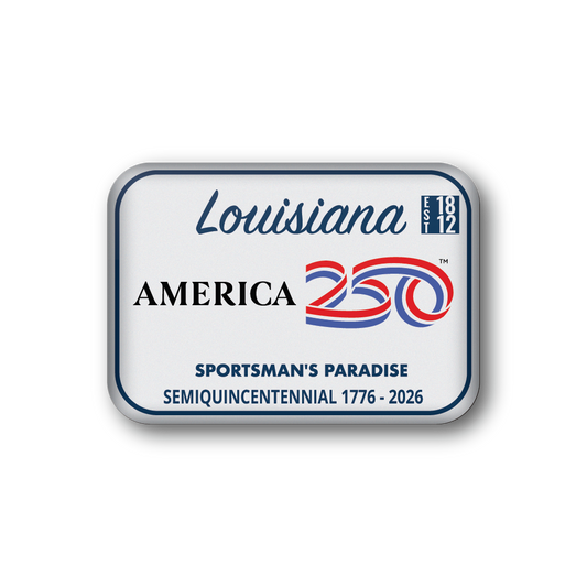 Louisiana 250 License Plate | Officially Licensed America250™
