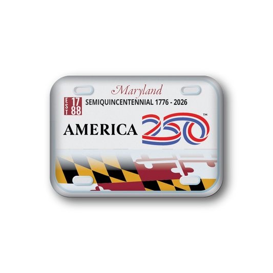 Maryland 250 License Plate | Officially Licensed America250™