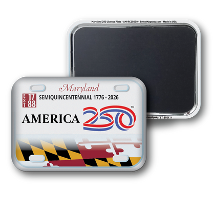 Maryland 250 License Plate | Officially Licensed America250™