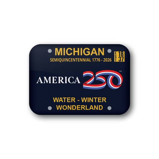 Michigan 250 License Plate | Officially Licensed America250™