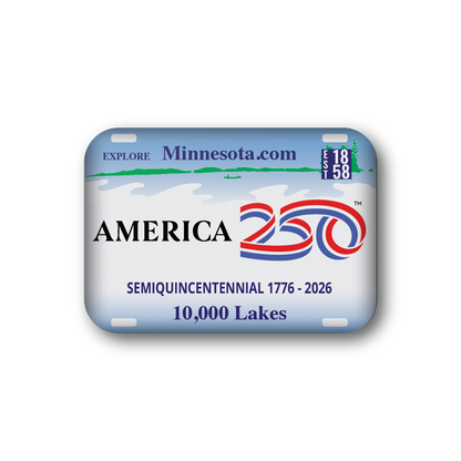 Minnesota 250 License Plate | Officially Licensed America250™