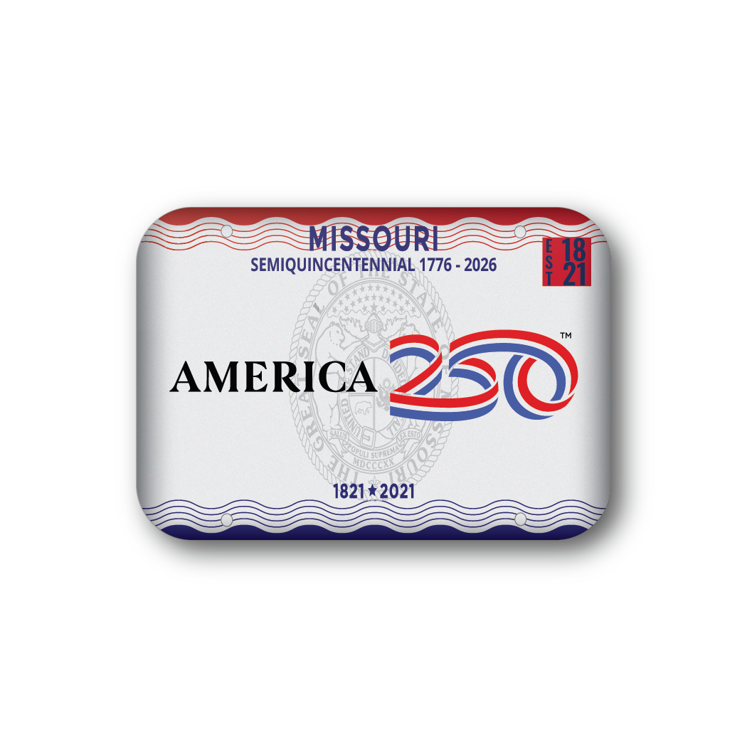 Missouri 250 License Plate | Officially Licensed America250™