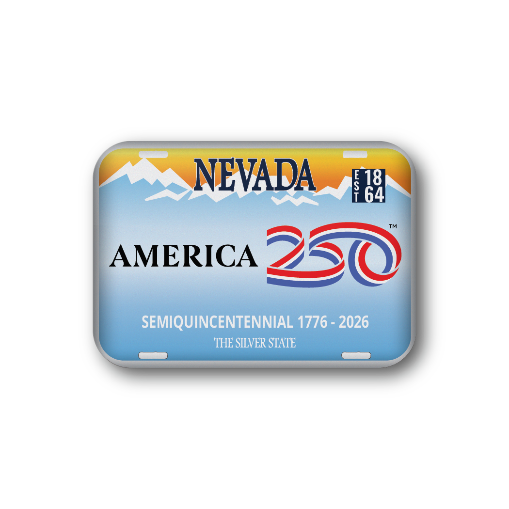 Nevada 250 License Plate | Officially Licensed America250™