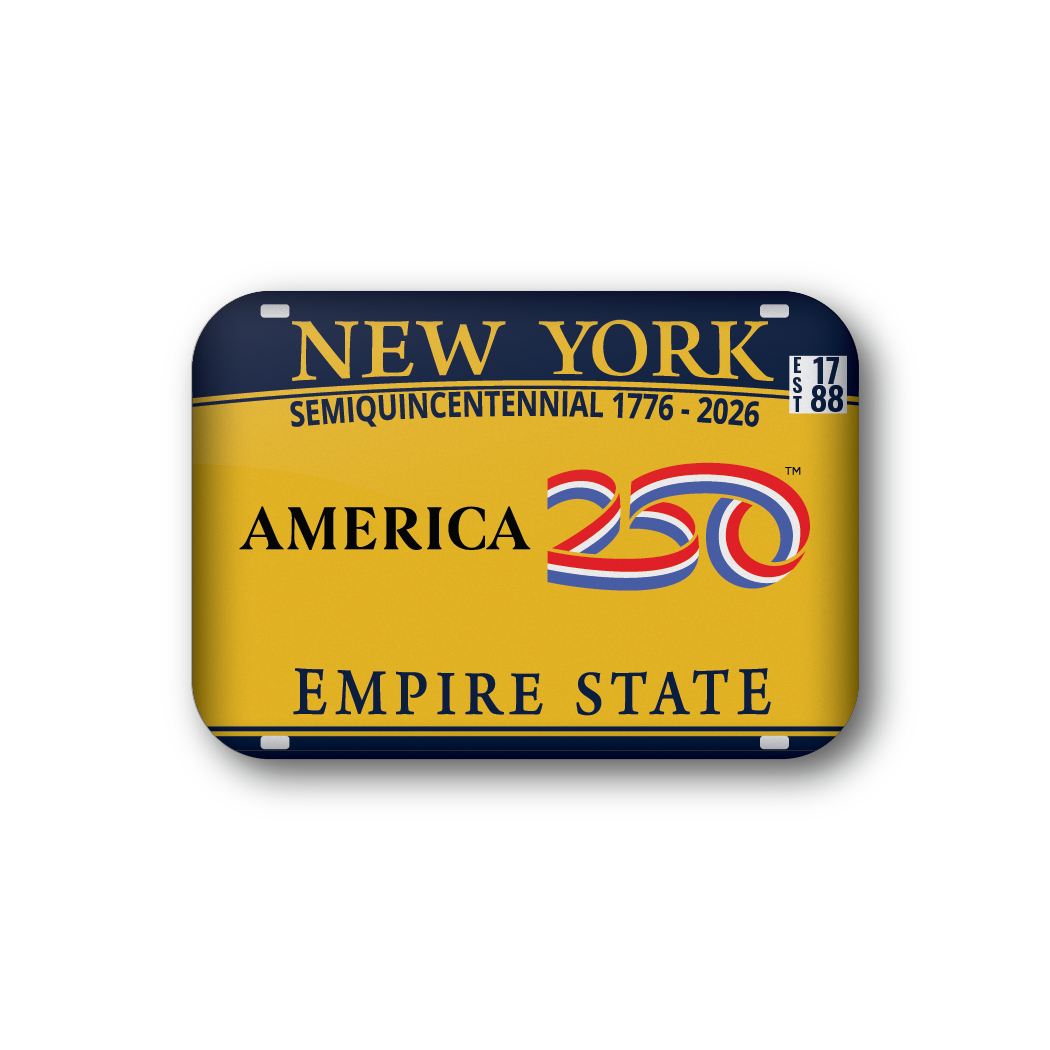 New York 250 License Plate | Officially Licensed America250™