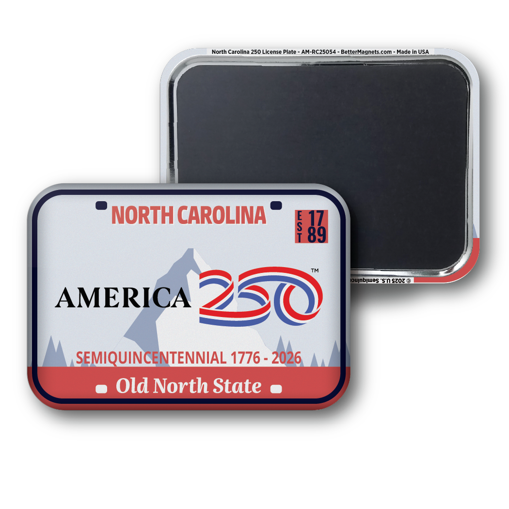 North Carolina 250 License Plate | Officially Licensed America250™