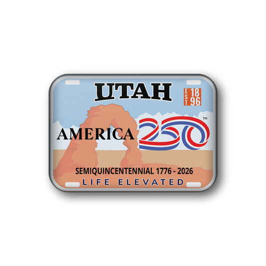 Utah 250 License Plate | Officially Licensed America250™