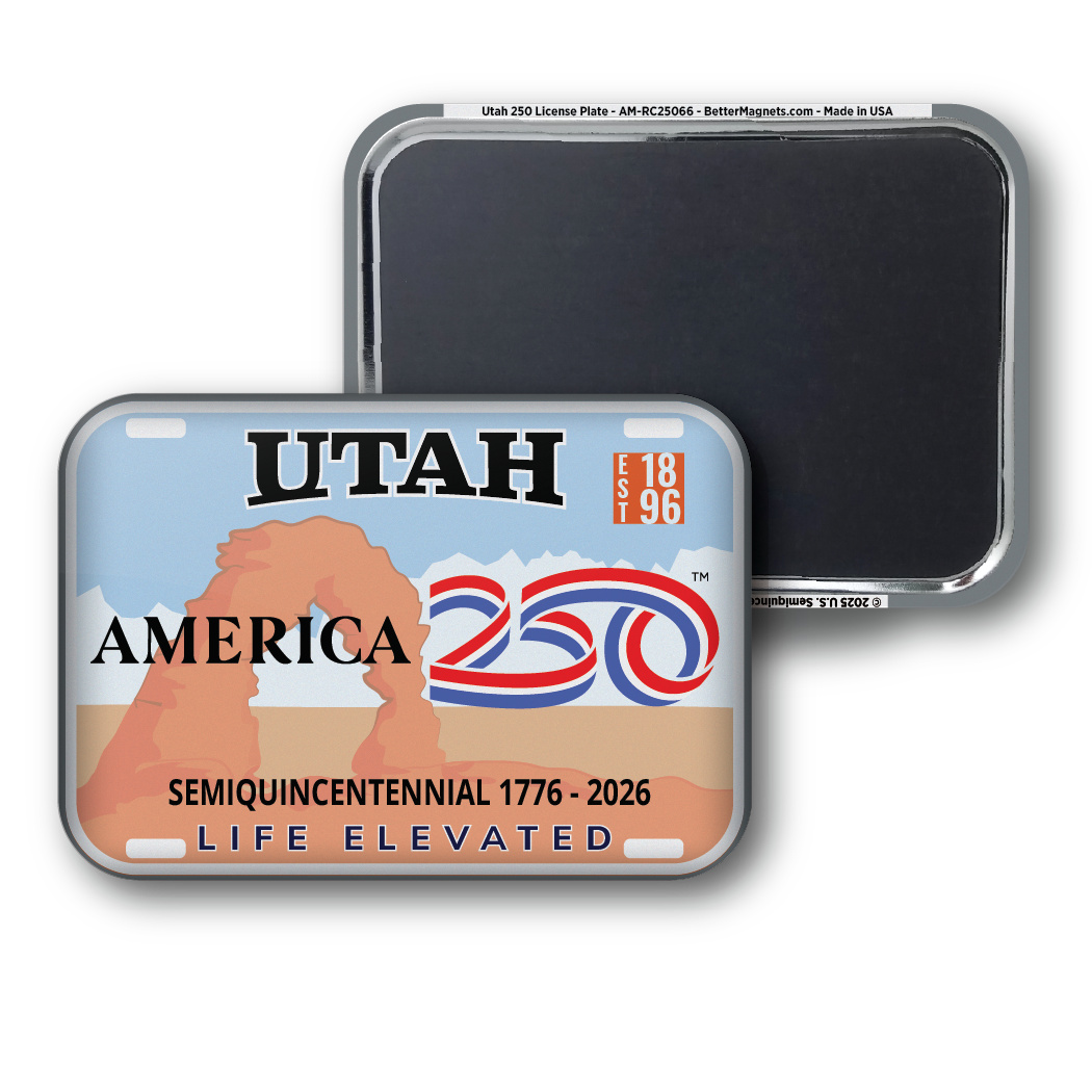 Utah 250 License Plate | Officially Licensed America250™