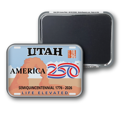 Utah 250 License Plate | Officially Licensed America250™