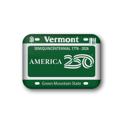 Vermont 250 License Plate | Officially Licensed America250™
