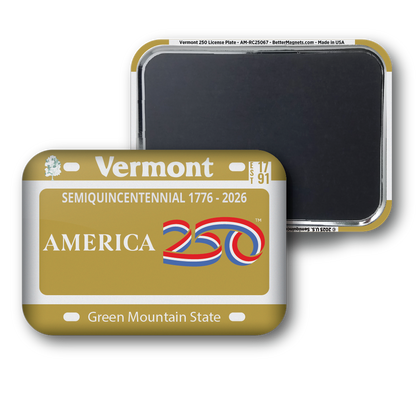Vermont 250 License Plate | Officially Licensed America250™