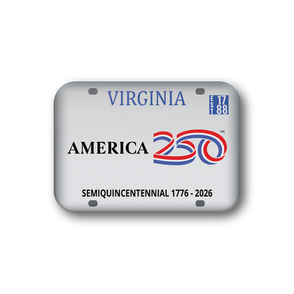 Virginia 250 License Plate | Officially Licensed America250™