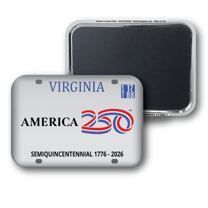 Virginia 250 License Plate | Officially Licensed America250™