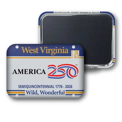 West Virginia 250 License Plate | Officially Licensed America250™